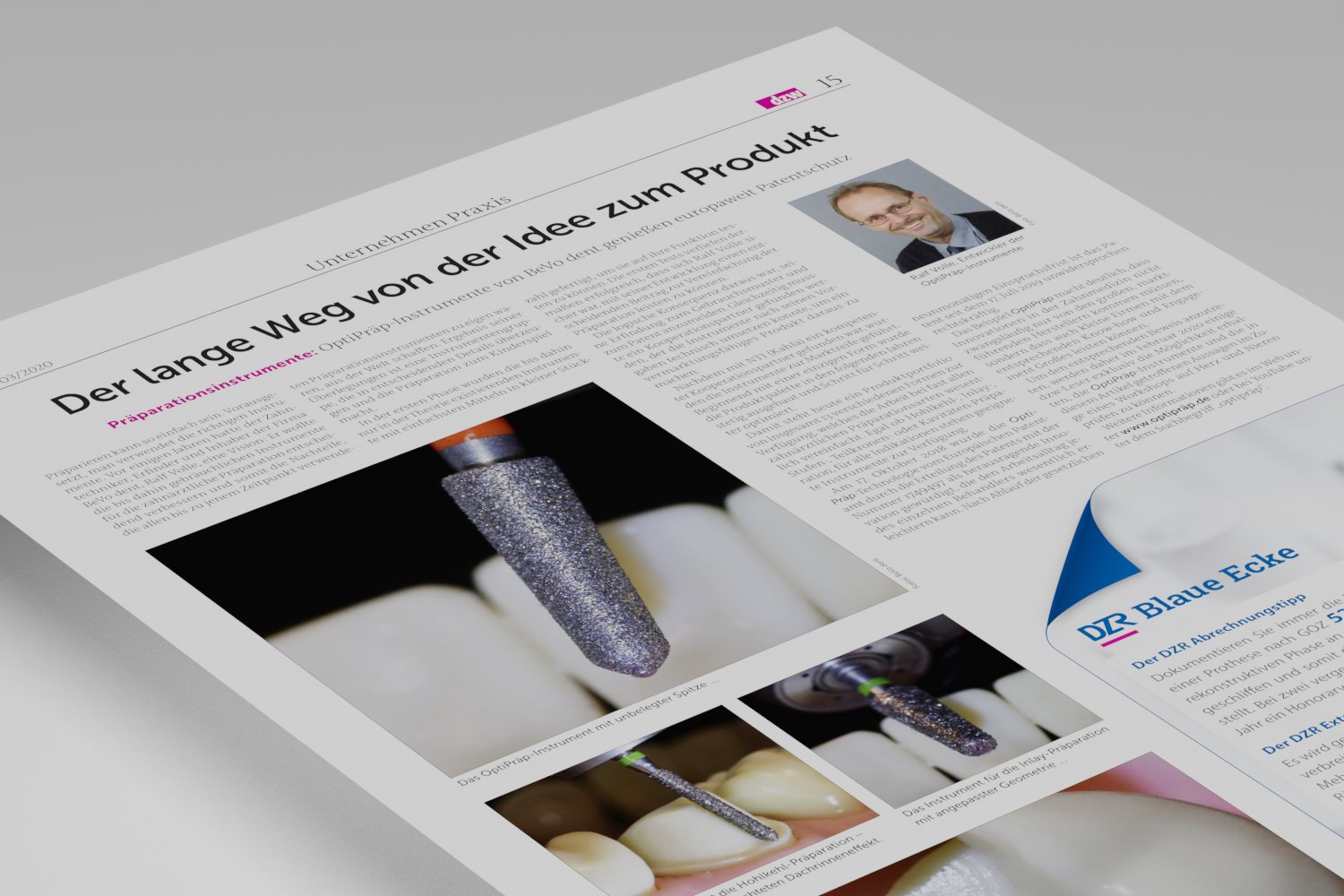 Optipräp®-Instrumente von BeVo dent genießen europaweit Patentschutz